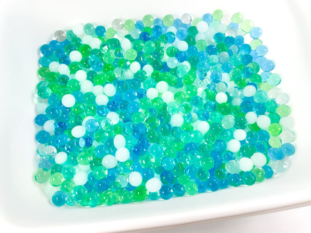 hydrated water beads