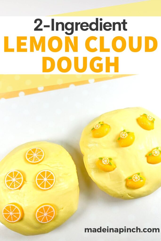 Lemon cloud dough pin