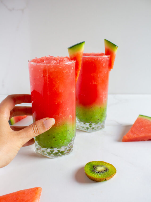 Refreshing Kiwi Watermelon Slushie: Summer Sipper!