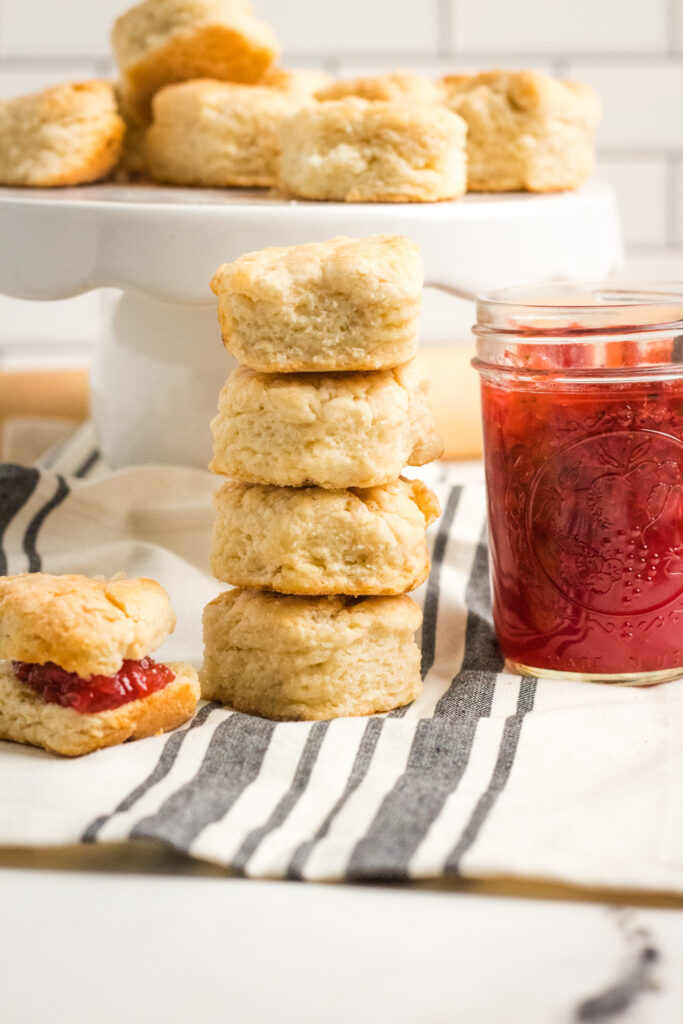 cream cheese biscuits with jam