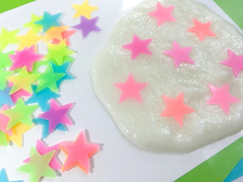glow in the dark slime during the day