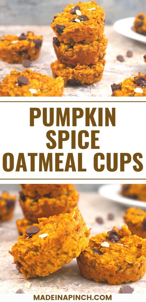pumpkin spice oatmeal bites