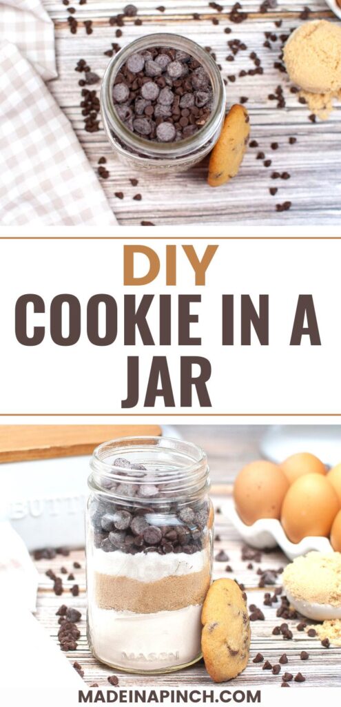 DIY Cookie in a jar pin image