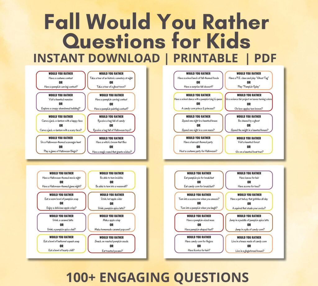 fall would you rather questions mockup
