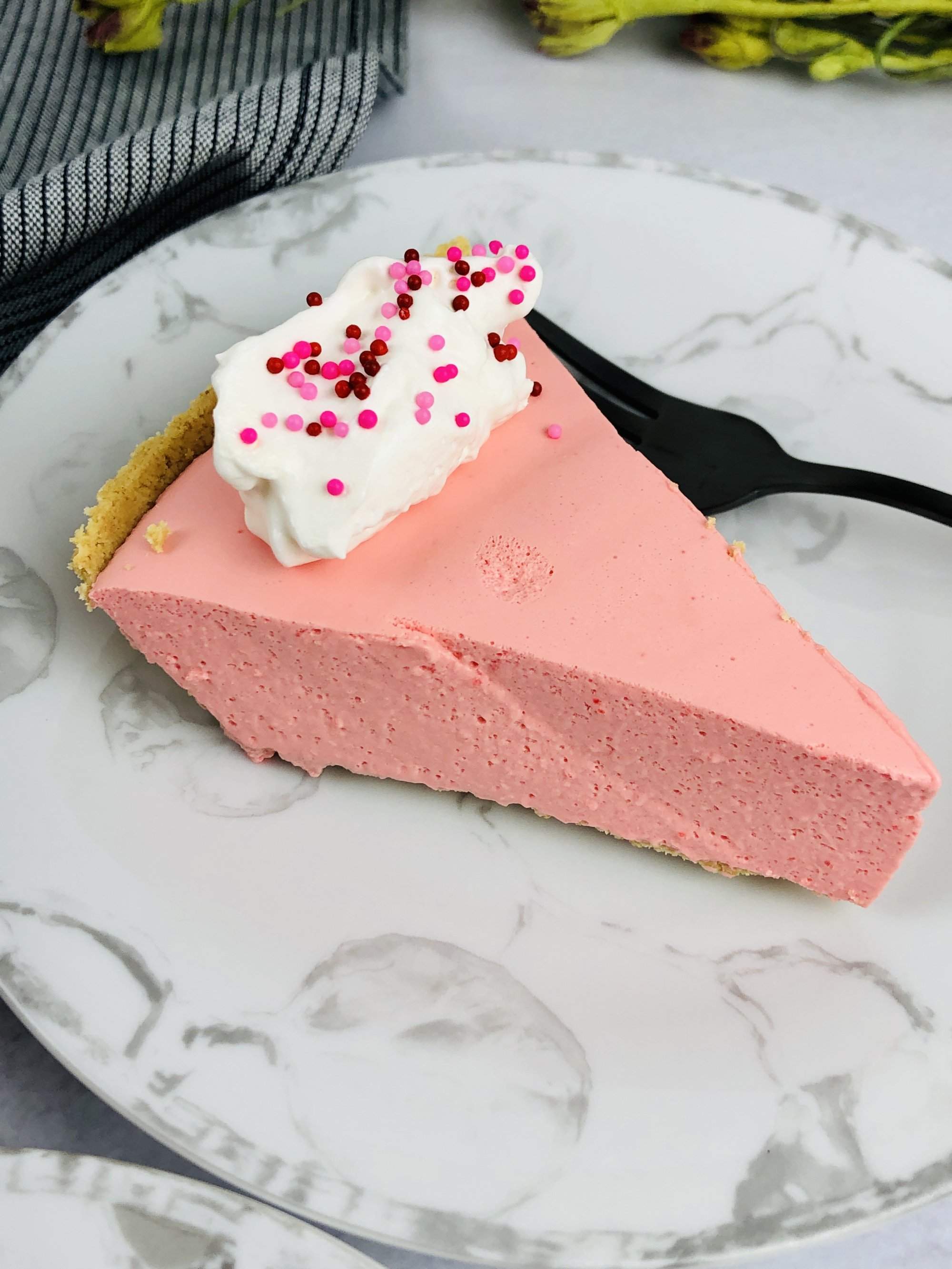 Cool and Easy NoBake Strawberry Jello Pie Recipe Made In A Pinch