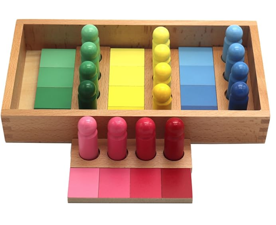 Montessori sorting toy for 2 year olds