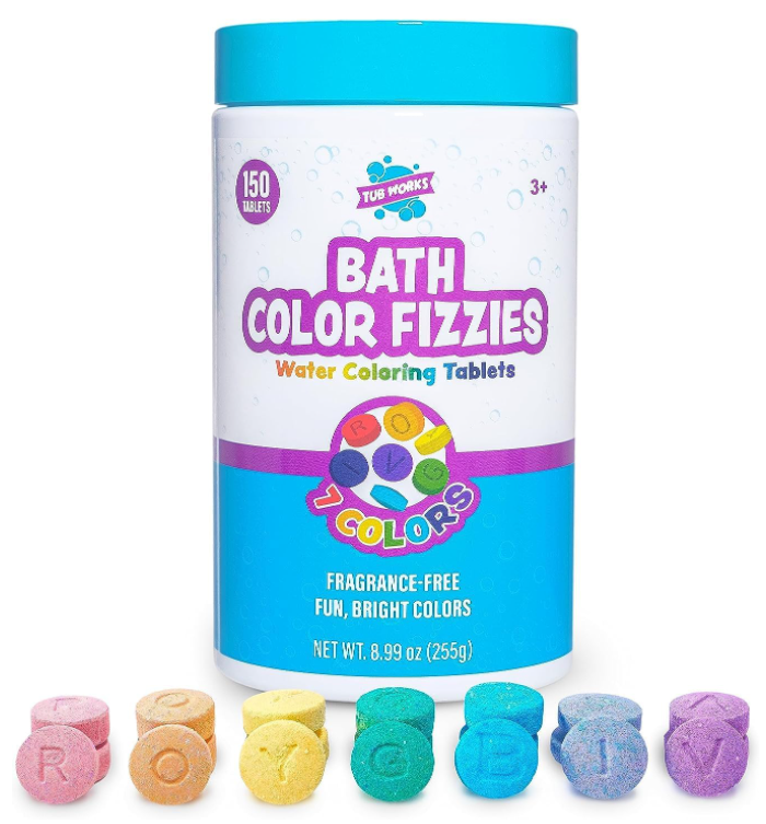 bath coloring tablets