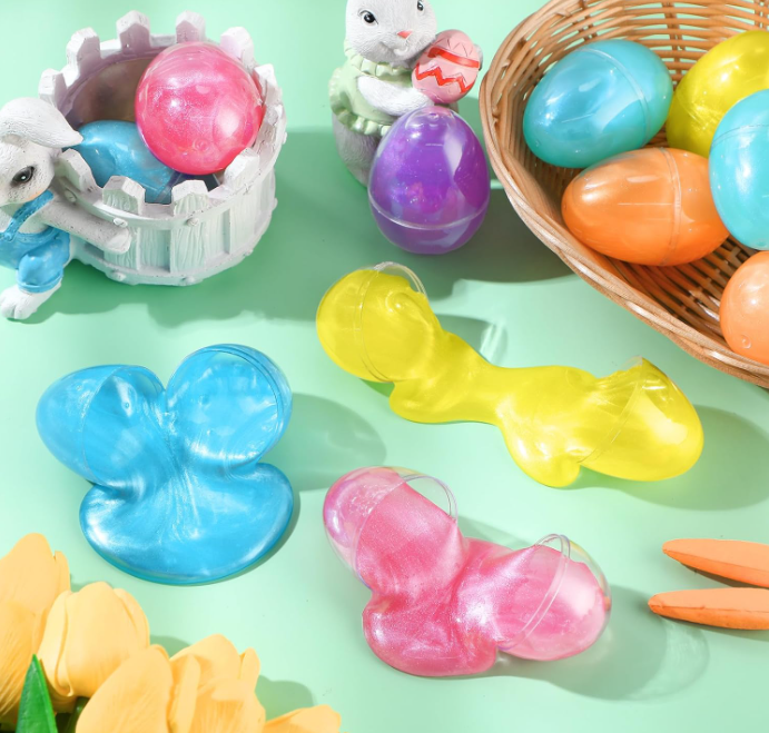 swirly silly putty for kids Easter baskets