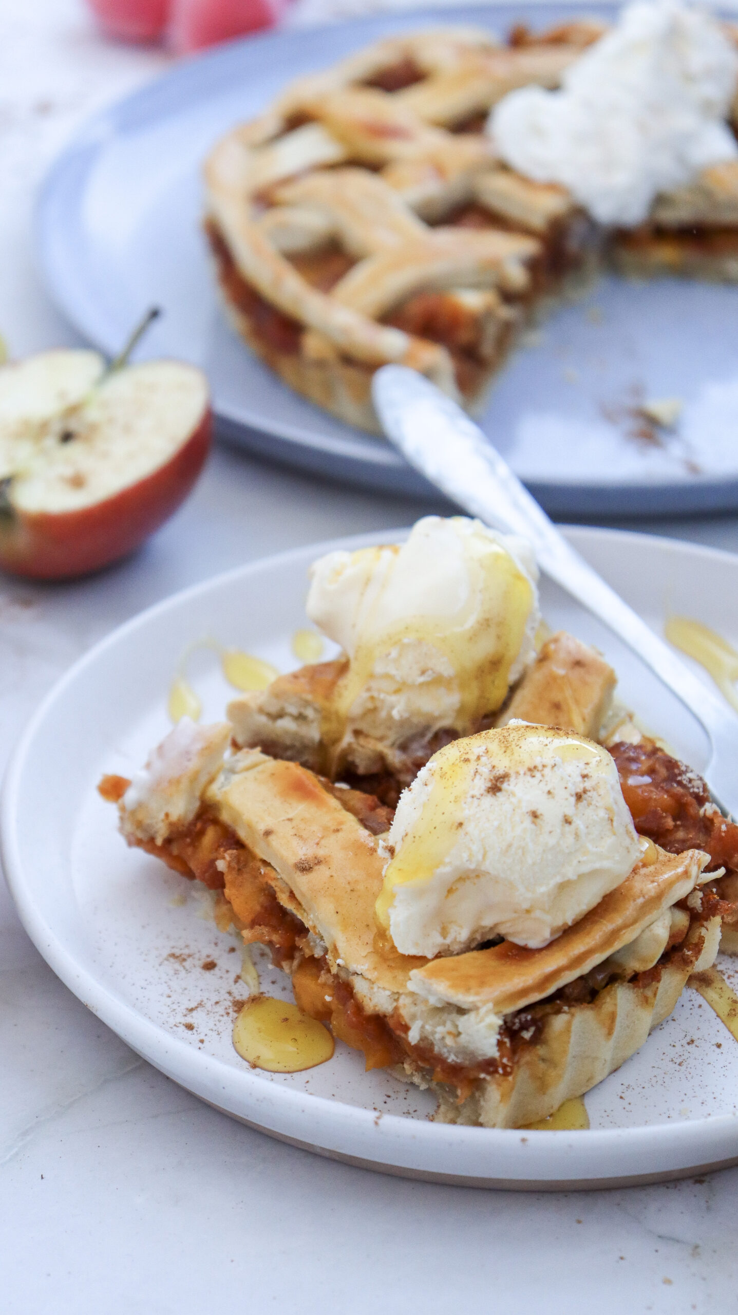 Lattice Apple Peaches Pumpkin Pie Made In A Pinch